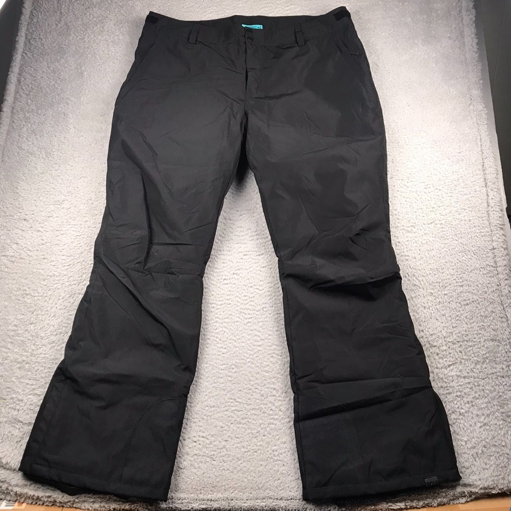 Roxy DryFlight Tech Snow Pants Womens XL (42x32) Black Insulated Snowbaord Ski